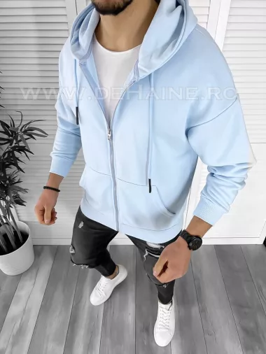 Hanorac barbati slim fit bleu K109 D5-5.3